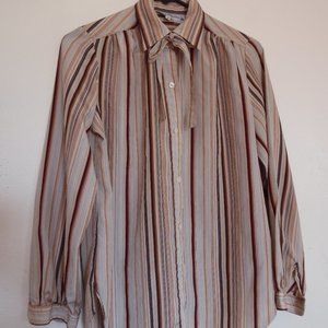 Evan-Picone Striped Blouse